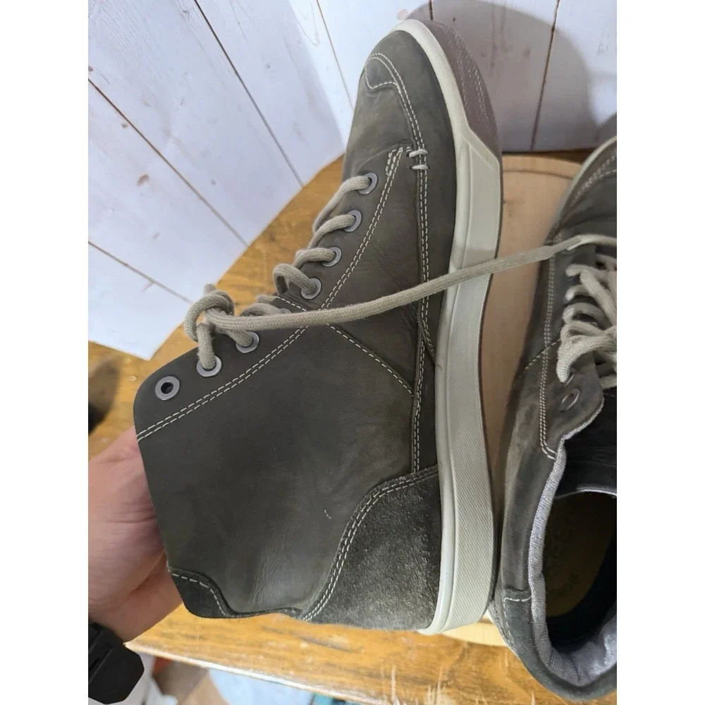 KEEN Glenhaven Mid Men's Size 9.5 Gray Nubuck Leather Shoe Sneaker Ankle Boots